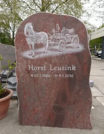 Gravur auf einem Grabstein – Beispiel 7