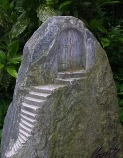 Ornament auf einem Grabstein – Beispiel 7